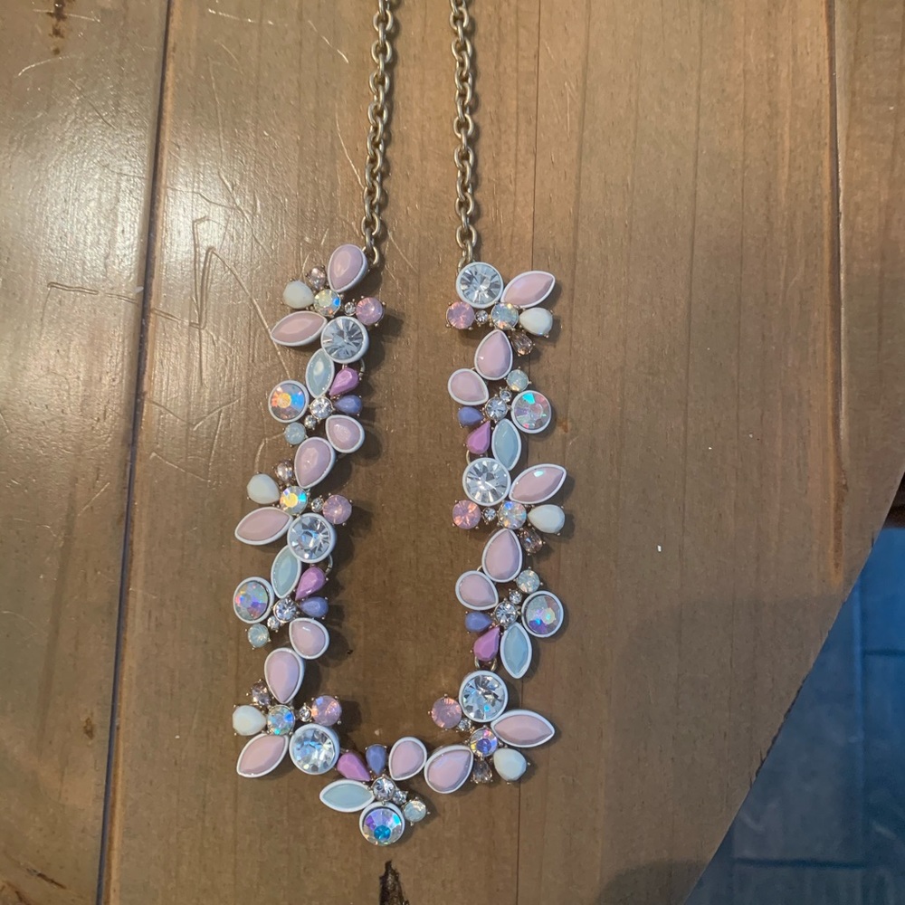 J.Crew statement floral necklace